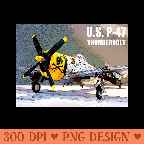 U.S. P-47 Thunderbolt - Premium PNG Downloads - Good Value