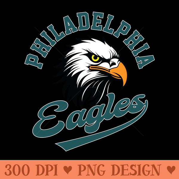 Vintage Philadelphia Eagles - Sublimation PNG - Convenience