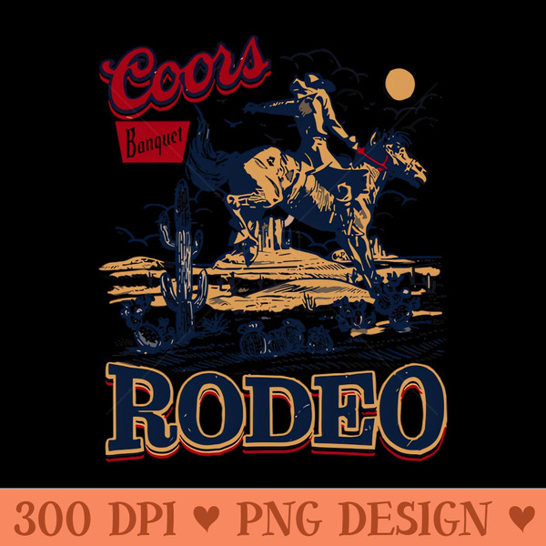 Coors Banquet Rodeo Cowboys - Free PNG Downloads - Professional Design