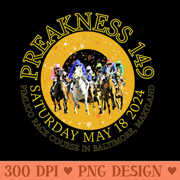 149th Preakness Stakes 2024 design - High Quality PNG - Popularity