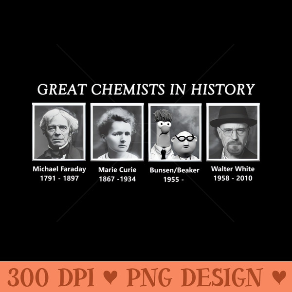 Great Chemists In History - Download PNG Graphics - Variety