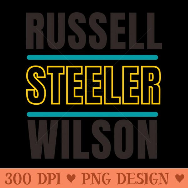 RUSSELL STEELER WILSON - Sublimation PNG - Flexibility