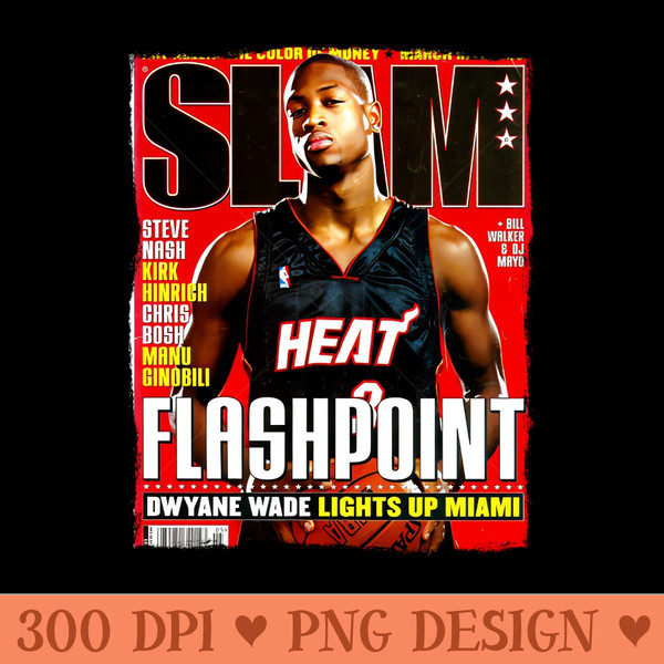 D Wade Slam mag - PNG Illustrations - Good Value