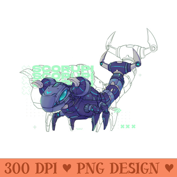 Mecha cute scorpion - PNG Download Library - Professional Design