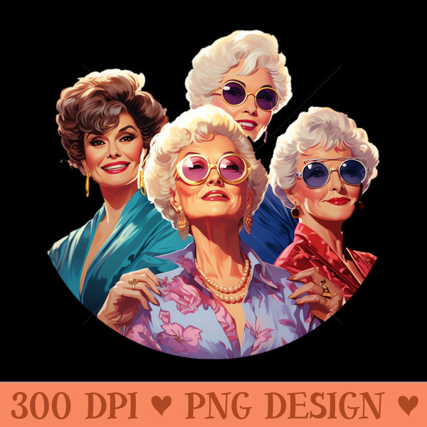 Golden Girls - Digital PNG Download - Convenience