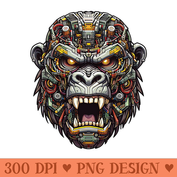 Mecha Apes S02 D02 - PNG File Download - Professional Design
