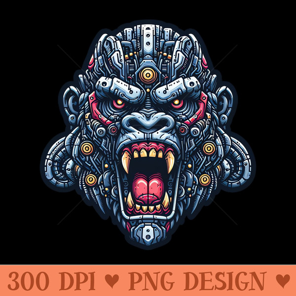 Mecha Apes S04 D69 - PNG File Download - Customer Support