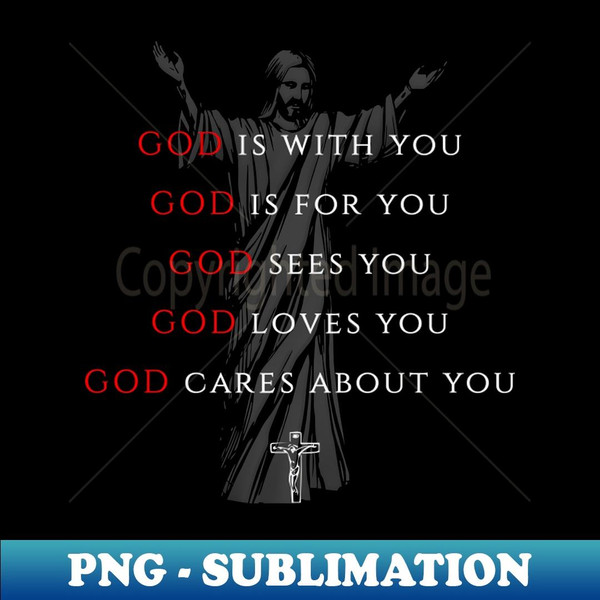 Christian graphic design - Instant PNG Sublimation Download