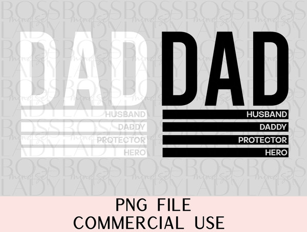 Dad Husband Daddy Boyfriend Bonusdad Stepdad 1st Fathers Day PNG SVG Sublimation Cricut Friendly Silhouette File Tshirt Hoodie Mug Gift.jpg