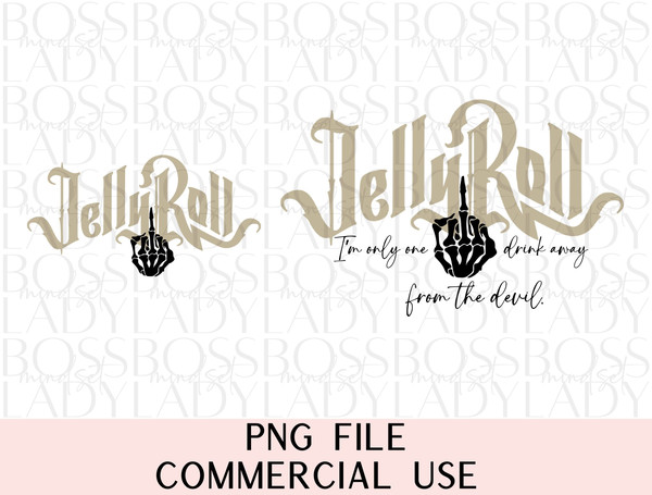 Jelly Roll PNG One Drink Away From The Devil Tshirt PNG Double Sided Hood Nashville Concert Tour 2024 Country Son Of A Sinner Song.jpg