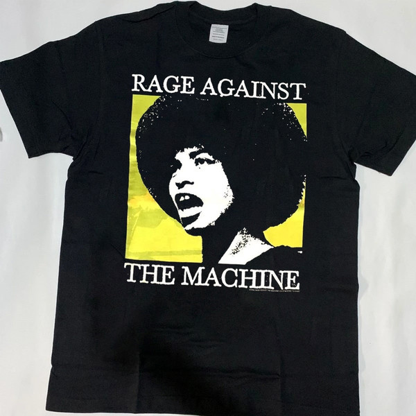 Rage Against The Machine - Angela Davis T-Shirt, Rage Against The Machine T-Shirt, Tour T-Shirt, Rock Band Tee Shirt.jpg