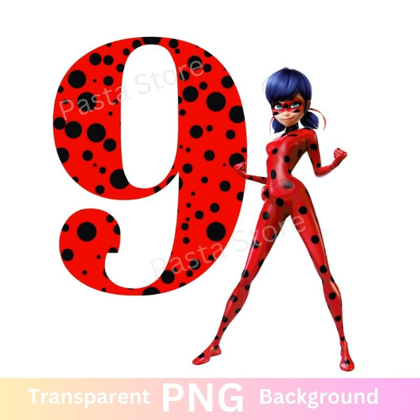 Miraculous Ladybug  9th Birthday PNG Nine.jpg