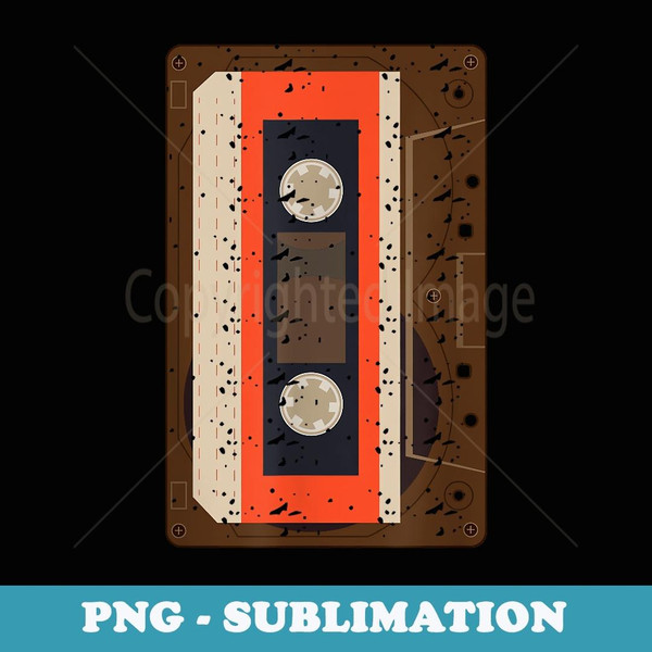 Love Retro Mixtape 70's 80's 90's Cassette Tape - Unique Sublimation PNG Download