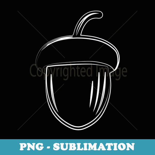Acorn Nut Fall Autumn - PNG Transparent Sublimation File