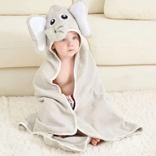 Elephant Hooded Bath Towel For Babies (5).jpg