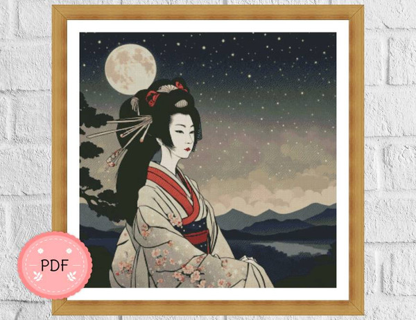 Thoughtful Geisha in the Night5.jpg