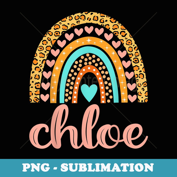 Chloe Chloe Name Birthday - Premium PNG Sublimation File