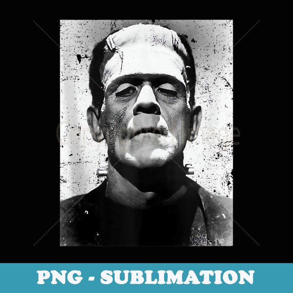 Classic Halloween Monster Horror Movie Frankenstein - PNG Sublimation Digital Download