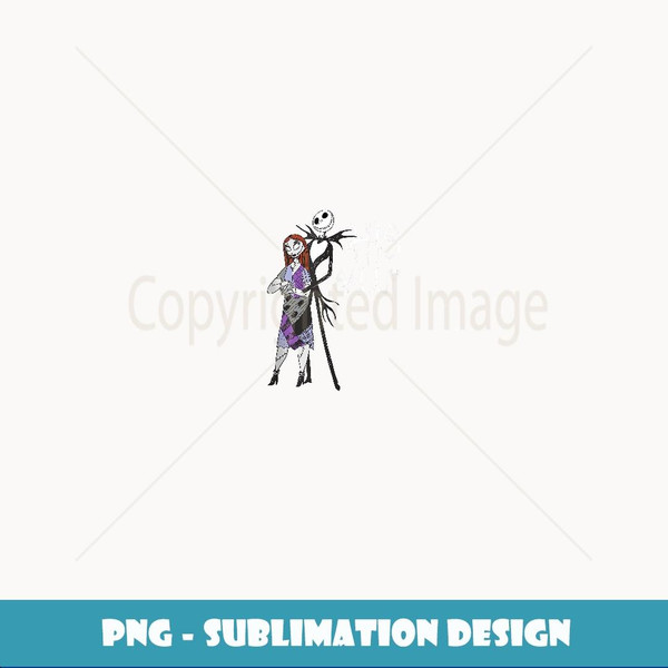 Disney The Nightmare Before Christmas His Sally - Sublimation-Ready PNG File
