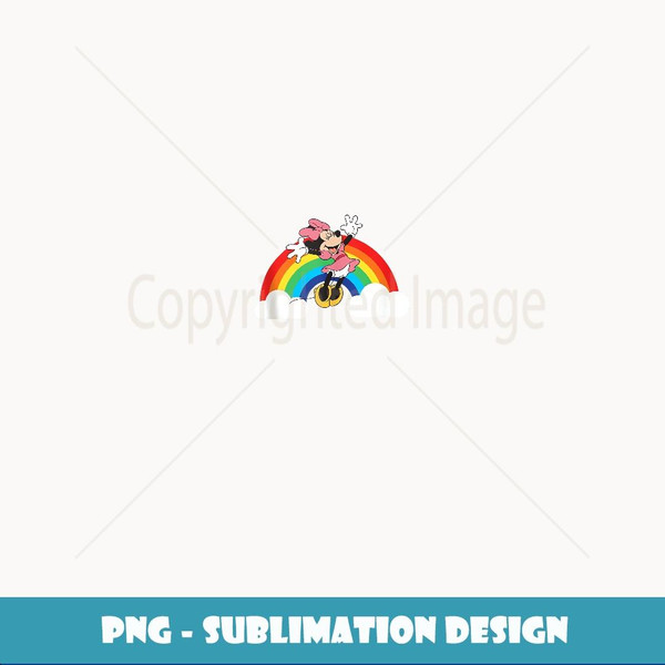 Disney Minnie Mouse Rainbow - Trendy Sublimation Digital Download