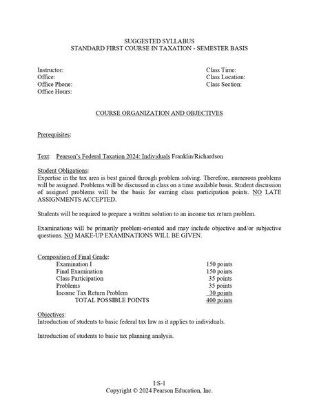 Instrucctor Solution Manual for Pearson's Federal Taxation 2024 Individuals, 37th Edition by Franklin Mitchell Franklin_page-0011.jpg