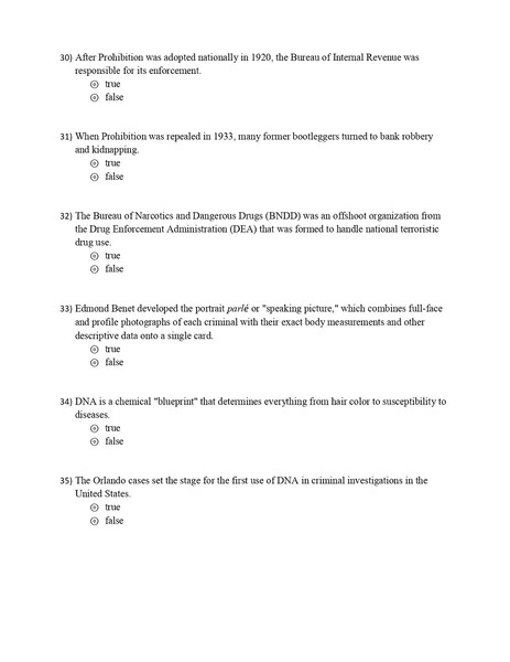 Test Bank For Criminal Investigation 13th Edition By Charles Swanson, Robert W Taylor, Leonard Territo, Bryanna Fox, Neil Chamelin Chapter 1-22-1-10_page-0007.j