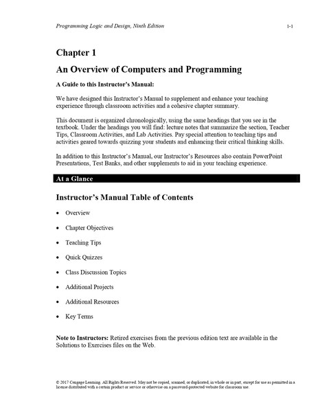 Instructor Manual for Programming Logic & Design Comprehensive 9th Edition by Joyce Farrell (1).jpg