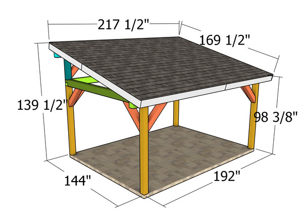 12x16 lean to pavilion plans - dimensions.jpg