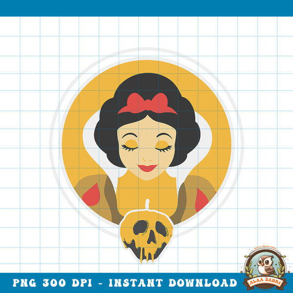 Disney Snow White and Poisoned Apple Halloween png, digital download, instant .jpg