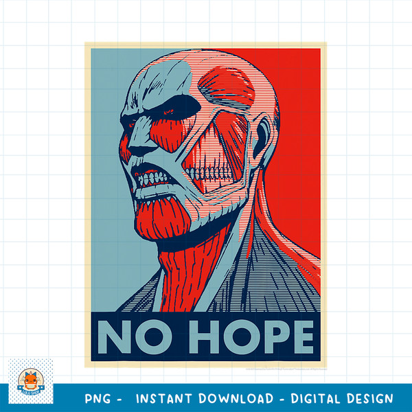 Attack on Titan Colossus Titan No Hope Poster PNG Download copy.jpg