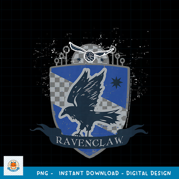 Kids Harry Potter Ravenclaw House Shield Quidditch Logo Youth png, digital download .jpg