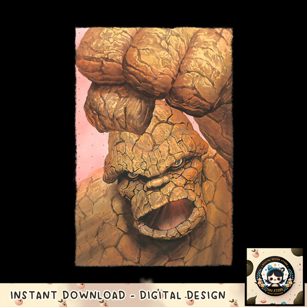 Marvel Fantastic Four The Thing Marvelocity png, digital download, instant png, digital download, instant .jpg