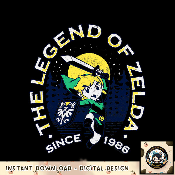 The Legend Of Zelda Since 1986 png, digital download, instant .jpg