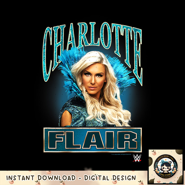 WWE Charlotte Flair Photo Poster png, digital download, instant .jpg