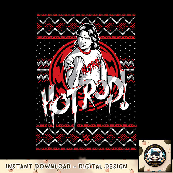 WWE Christmas Ugly Sweater Roddy Piper png, digital download, instant .jpg