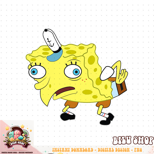 Mademark x SpongeBob SquarePants   SpongeBob   Are You Mocking Me PNG Download .jpg