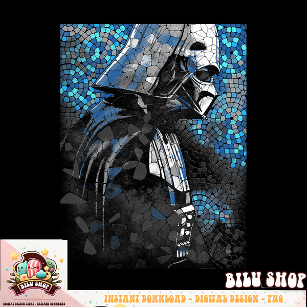 Star Wars Darth Vader Mosaic Graphic T-Shirt Z1 T-Shirt .jpg