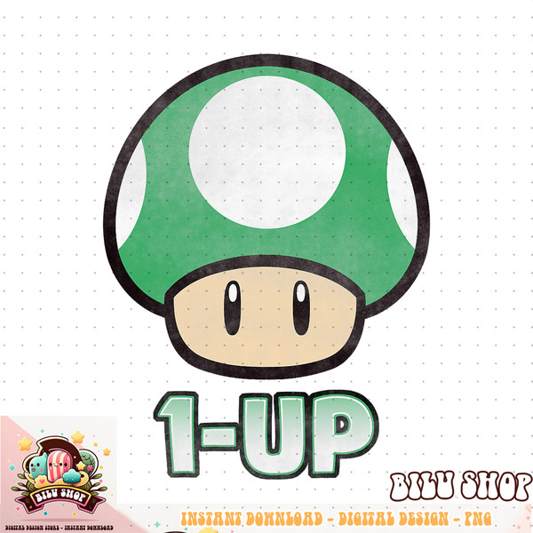 Super Mario 1 Up Mushroom png download .jpg