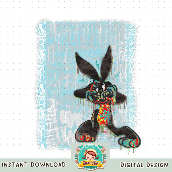 Looney Tunes Graffiti Rabbit png, digital download, instant .jpg