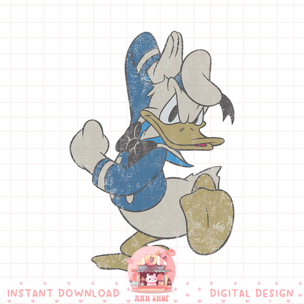 Disney   Vintage Angry Donald Duck Hat PNG Download copy.jpg