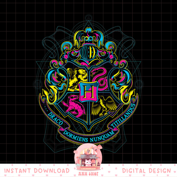 Harry Potter Neon Hogwarts Shield with Motto PNG Download copy.jpg