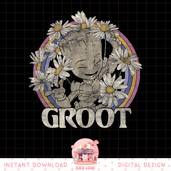 Marvel Guardians Of The Galaxy Groot Daisy Retro png, digital download, instant.pngMarvel Guardians Of The Galaxy Groot Daisy Retro png, digital download, insta