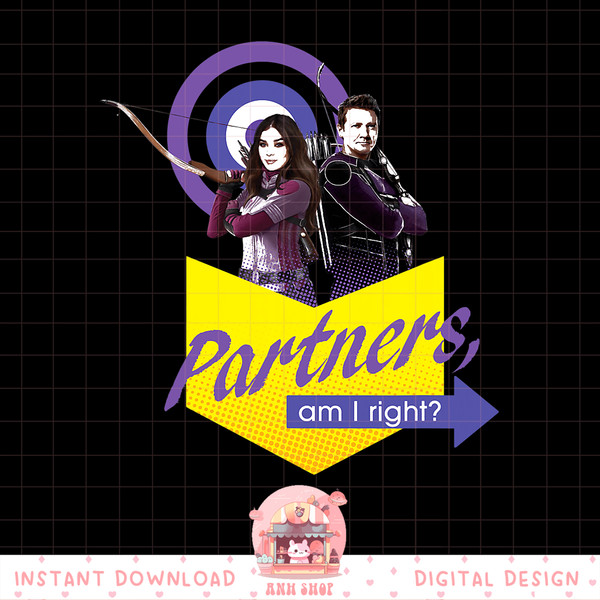 Marvel Hawkeye Kate Bishop Clint Barton Partners Am I Right png, digital download, instant.pngMarvel Hawkeye Kate Bishop Clint Barton Partners Am I Right png, d