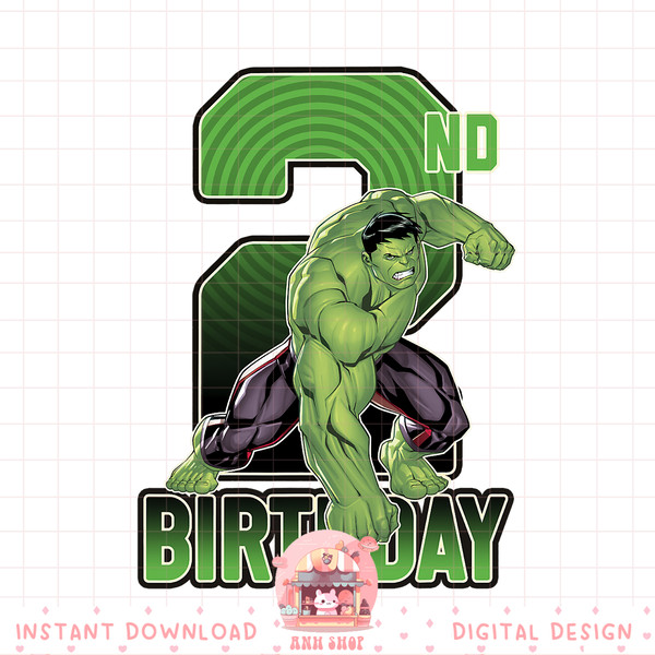 Marvel Hulk Smash 2nd Birthday Graphic png, digital download, instant png, digital download, instant .jpg