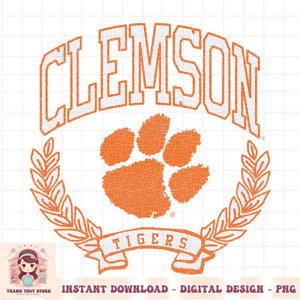 Clemson Tigers Victory Vintage PNG Download.jpg