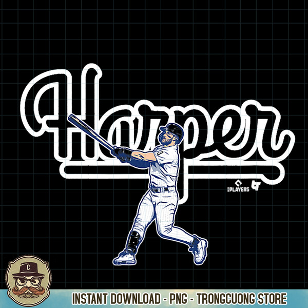 Bryce Harper, Philly Swing, Philadelphia Baseball PNG Download.jpg
