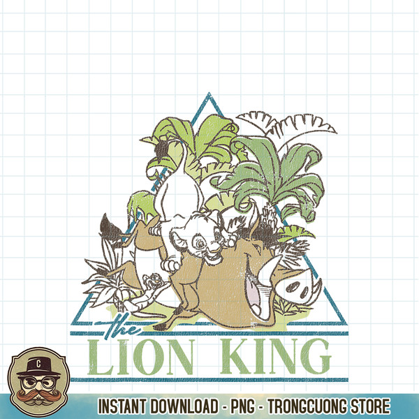 Disney Lion King Bohemian Style Geometric Portrait PNG Download.jpg
