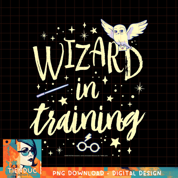 Harry Potter Wizard In Training Text Stack PNG Download.jpg