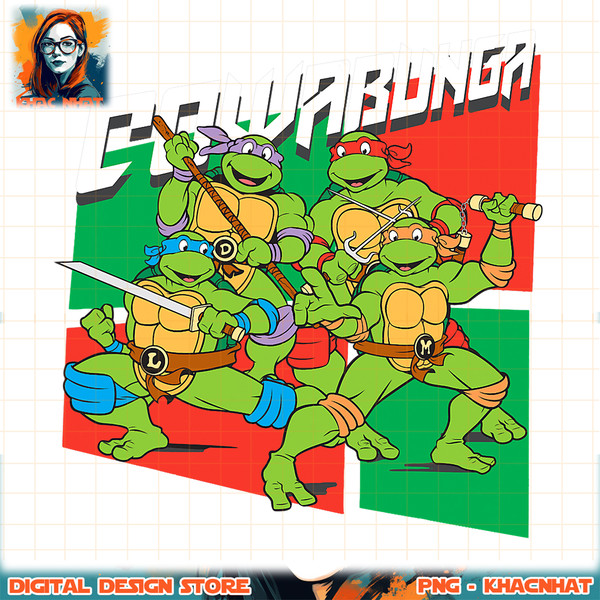 Teenage Mutant Ninja Turtles Cowabunga Squares Tee-Shirt.pngTeenage Mutant Ninja Turtles Cowabunga Squares Tee-Shirt .jpg