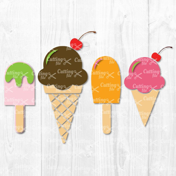 Ice Cream Bundle Svg, Ice Cream Svg, Ice Cream Clipart, Ice Cream Cricut Svg, Instant Download.jpg